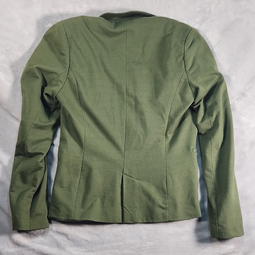 UK2LA Green Tailored Blazer with Notched Lapels - Picture 6 of 10